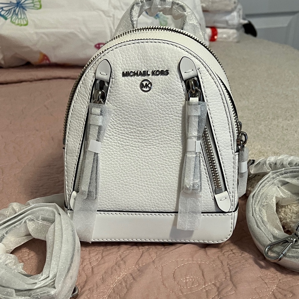 Michael Kors Elegant White mini Backpack